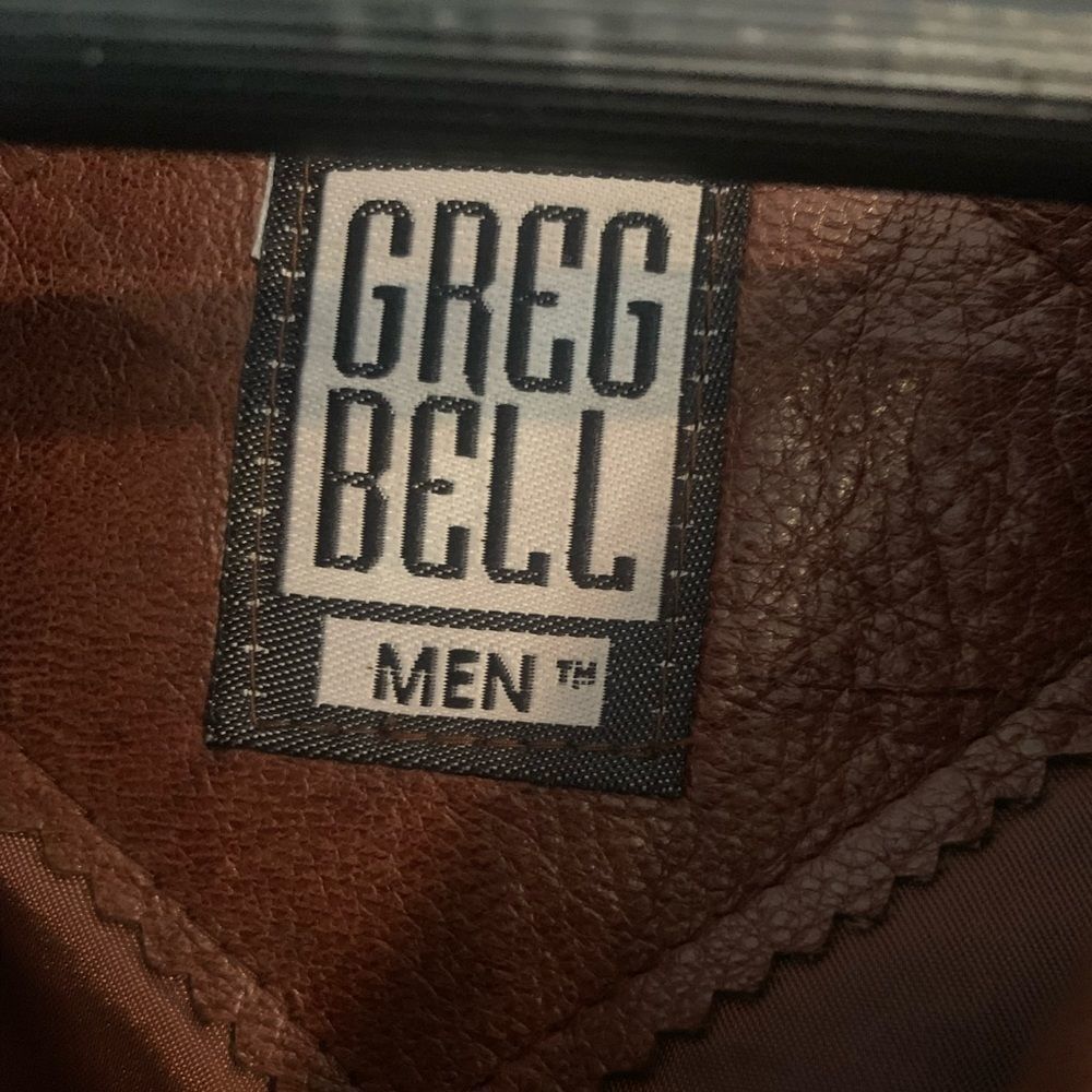 Mens Large Brown Soft leather coat - Picture 8 of 13